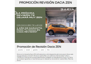 Revisión Dacia Zen